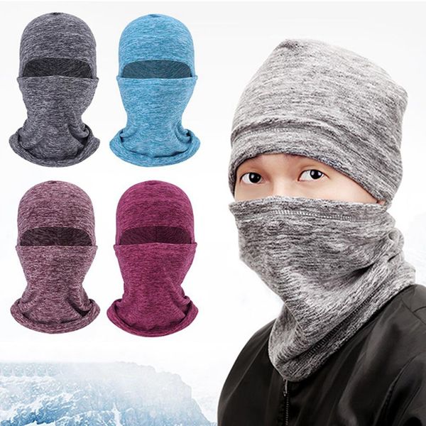 

2018 windproof fleece ski snowboard balaclava winter sport bicycle cycling face mask, Black