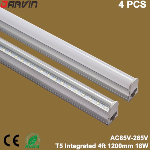 

intergrated led tube light t5 led tube light 4ft 1200mm 18w smd2835 110v 220 high lumen ing