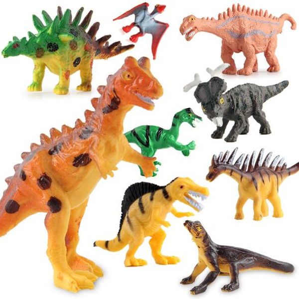 

50% 2018 dinosaur model toys jurassic dinosaurs 12 simulation dinosaurs color doll decorations children kids toys