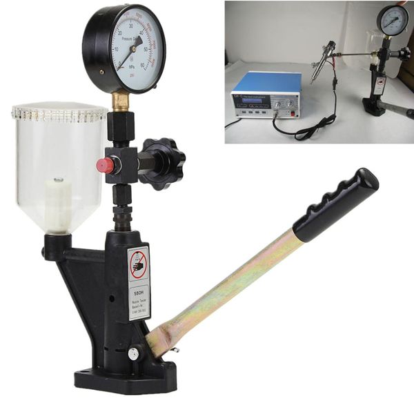 

Fuel injector calibrator dual cale gauge max 60 mpa nozzle pop pre ure te ter 0 400 bar common rail tool diagno tic metal