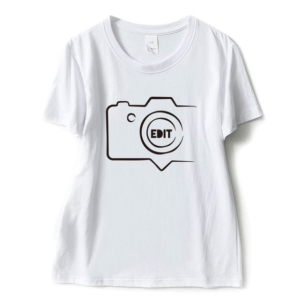 Women S Tee Cool Camera Graphic Printed T Shirt Women 100 Cotton