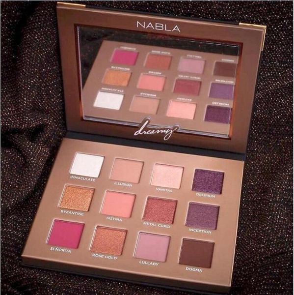 

горящие продажи ! новая палитра макияжа палитра теней для век High Quality NABLA Dreaming 12 Color