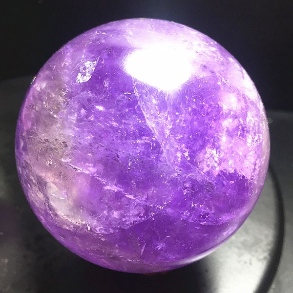 

Диаметр 65 мм красивый природный кварц Кристалл аметист мяч камень повезло магиче