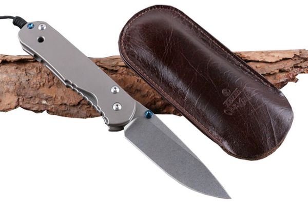 

OEM CHRIS REEVE CR 24th Anniversary Version Sebenza 21 D2 Blade Titanium Alloy Handle Folding EDC Knives Great Rescue knife P129Q