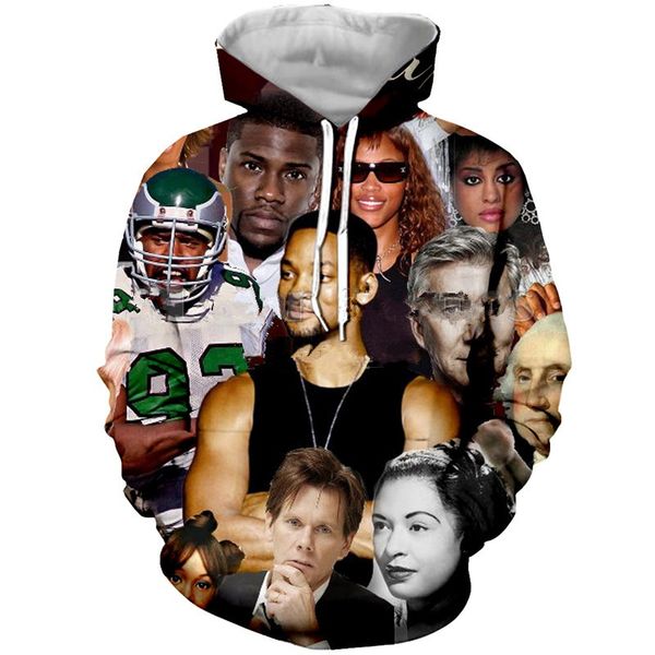 

новые моды fresh prince 3d печати толстовки мода одежда женщины / мужчины толстовка повседневный пуловеры k308, Black