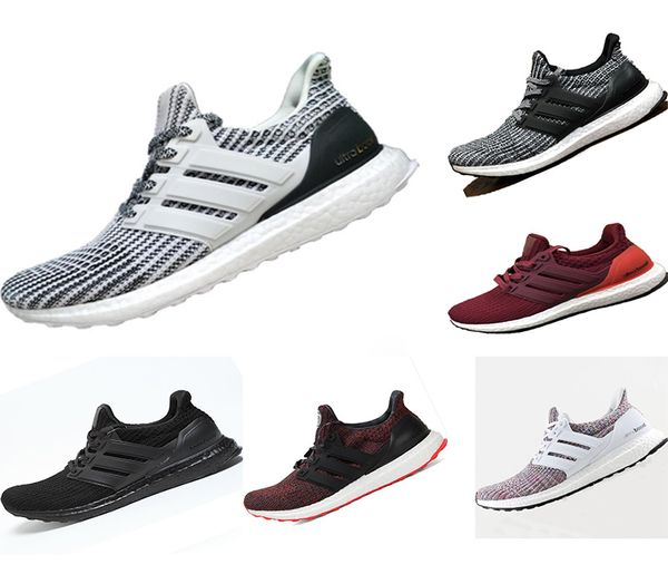 

With Box 2018 New Ultras Boosts 4.0 Breathable Knit Mesh Running Sneakers UB 4.0 Ultras Boosts Soft Bottom Cushioning Athletic Shoes