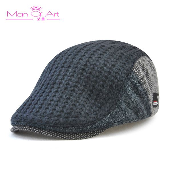 

navy blue fashion camouflage female beret caps women sway cap hats for men visors sun hats flat cap gorras planas, Blue;gray