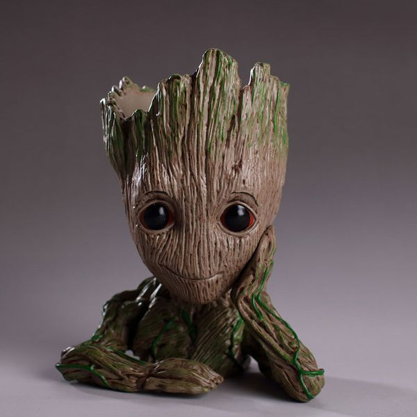 

groot flowerpot action figures guardians of the galaxy avengers home decoration toy pvc hero creative craft figurine garage kit
