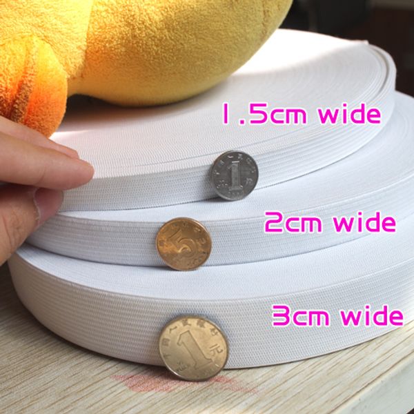 

white elastic band trim/spandex/sewing/flat/trimming sewing band 44 yards new & clearance roll, Black;white