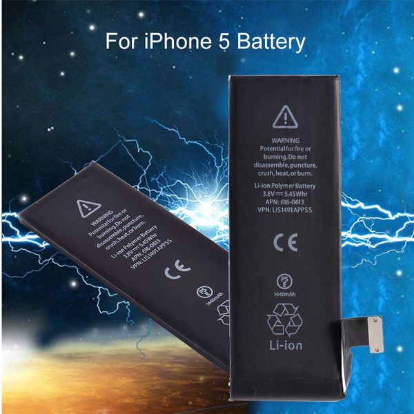 

New zero cycle phone battery for iphone 5g 5 5c 6 6 6 plu 7 7plu 8 8plu real capacity replacement battery for iphone