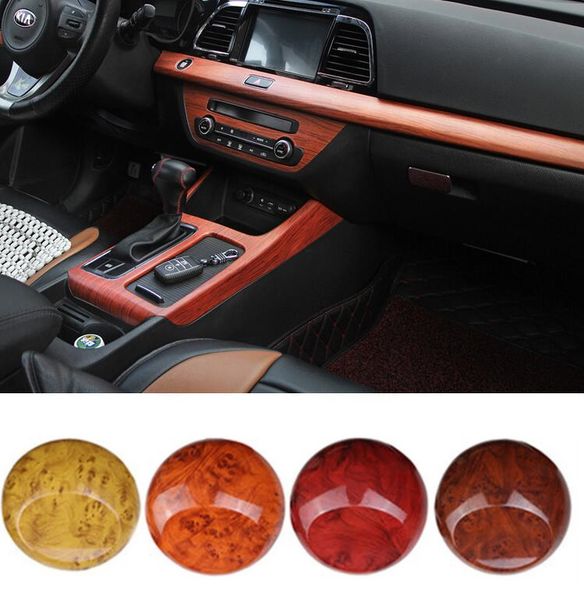 2019 Car Interior Wood Grain Color Changing 7 Optional Car Color Changing Film Interior Stickers Car Wood Grain Interior Ice Film Peach Wood Stic From