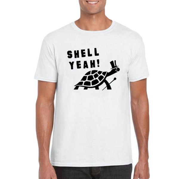 Großhandel Sommer Männer T Shirt Lustige Sprüche Schildkröte T Shirts Casual Tops Niedlichen Tierdruck Tier Wortspiel Cool Graphic T Shirt Homme Von