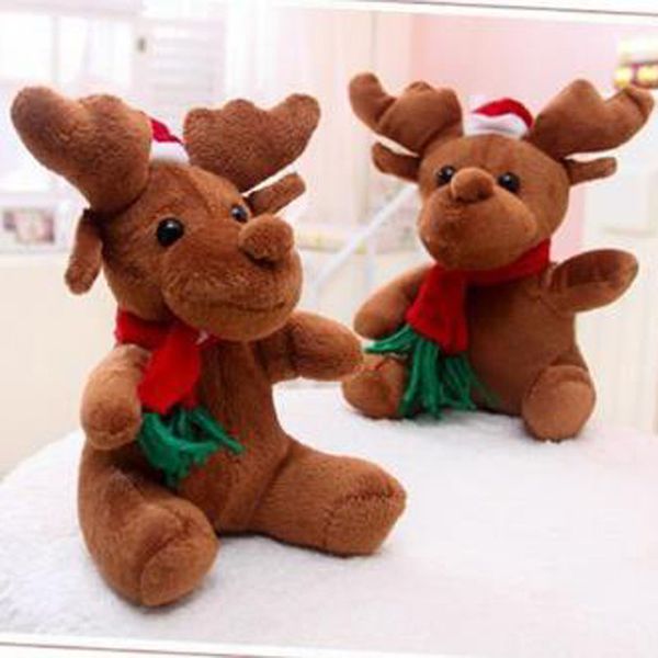 2019 Hot Sale Xmas Elf Pet Reindeer Plush Toy Pet Christmas Toys