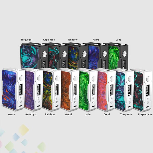 

Original VOOPOO DRAG Resin 157W TC Box Mod Vape Ecig Mod Black or Silver Frame Colors Fit 18650 Battery DHL Free