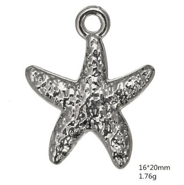 

2021 ocean life starfish nautical charm other customized jewelry, Bronze;silver