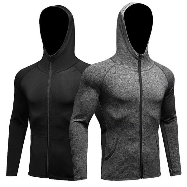 

men workout gym fitness tee sport run yoga train quick dry compression exercise muslce bodybuilding t shirt jackets 9002, Black;red