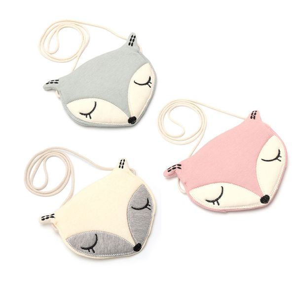 

adorable one shoulder diagonal messenger bag coin purse for girl and student, White