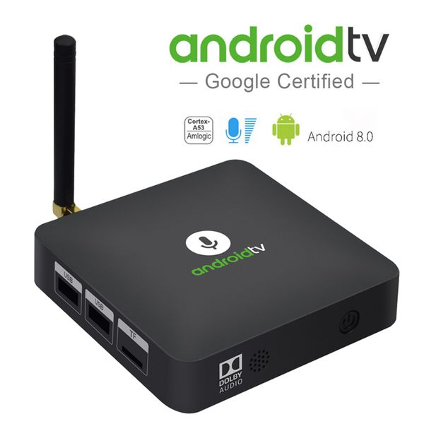 

Original mecool androidtv km8 atv google voice control mart tv box android 9 0 amlogic 905x 2gb ddr3 16gb bluetooth 4 2 et box