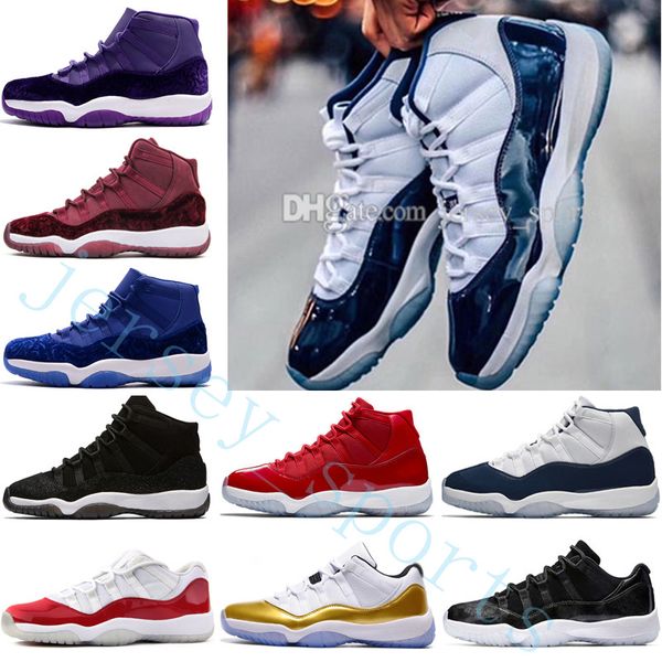 

2018 11 basketball shoes men women bred space jam 45 blue heiress velvet 11s xi like 82 96 chicago concord georgetown legeng blue sneaker