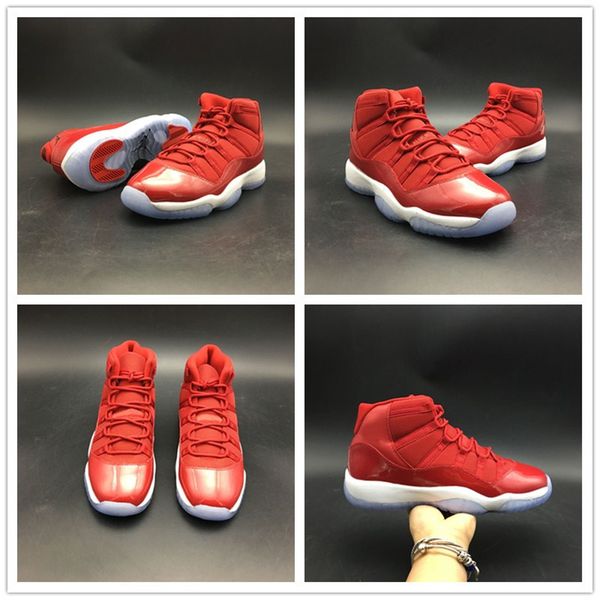 

Mens Basketball Shoe 11s 2018 Gym Red G S Upper Leather Fashion Designer Low Women Sport Sneaker With Box Size 36-46