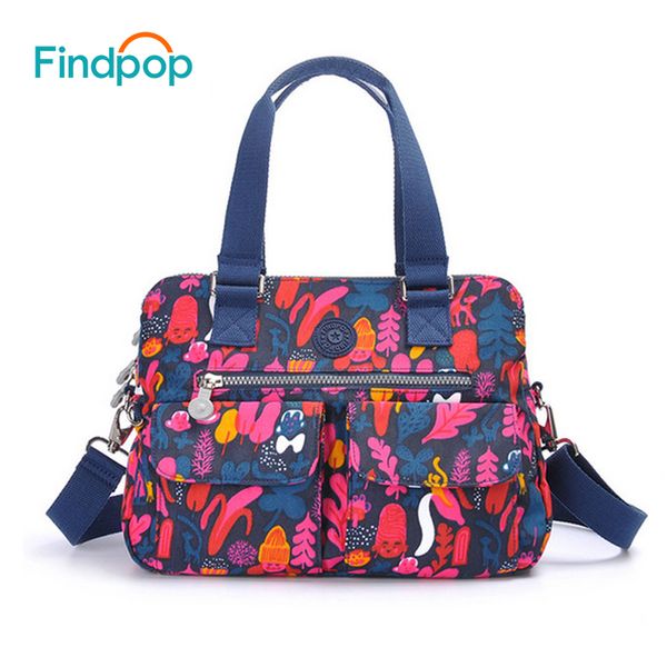 

Findpop Цветочные Печати Сумки Женщины Большой Емкости Случайные Crossbody Сумки Для Жен