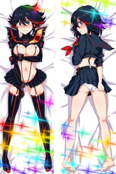 

japan anime otaku dakimakura pillowcase kill la kill matoi ryuuko anime dakimakura hugging body throw pillow case cover