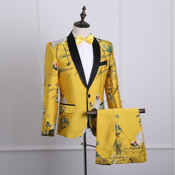 

men suit mens printed blazer wedding suits men groomsmen tuxedo men's dress suit, White;black