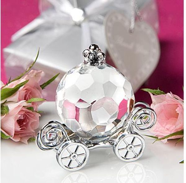 

choice crystal collection cinderella crystal pumpkin carriage wedding favors 10pcs/lot