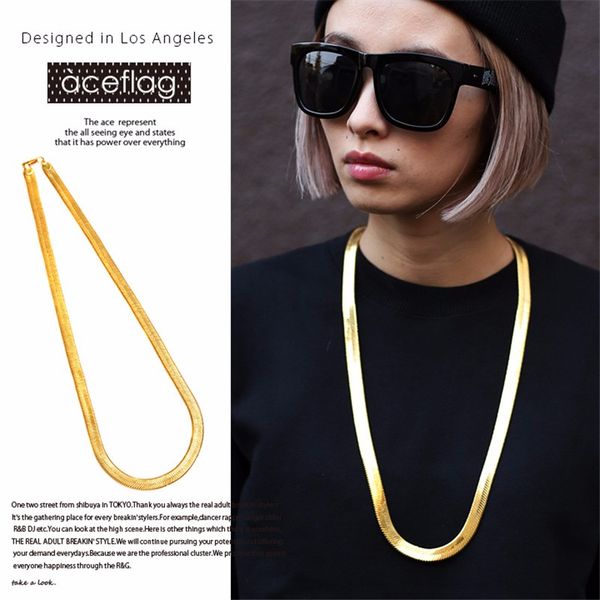 

long snake bling bling chain famous big necklace star rock golden chunky jewelry chains 29.5in, Silver