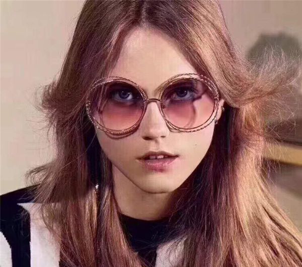 

114 fashion quality pattern round retro spiral new frame decorative 114st color light glasses sunglasses popular protection, White;black