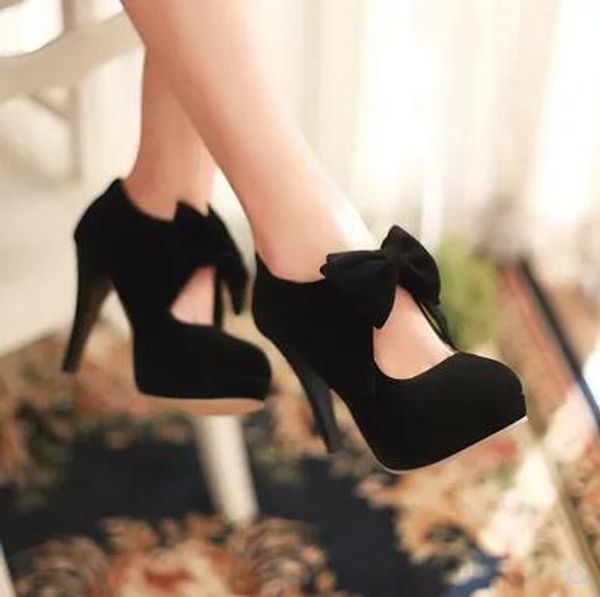 

2018 весна новый корейский элегантная обувь круглый штраф с высоким каблуком рабочая обувь мелкий рот сладкий обувь