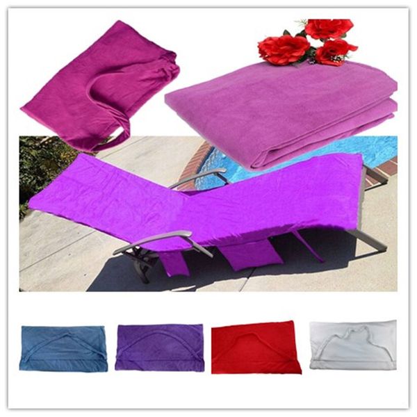 Acheter Chaise Serviette De Plage Chaise Longue Mate Serviette De Plage Microfibre Double Velours Bain De Soleil Chaise Longue Lit Jardin De Plage