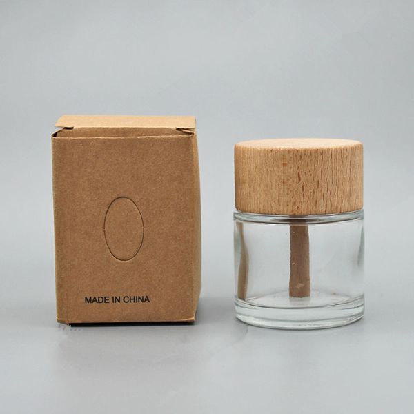 

50ml cylindrical clear glass essence perfume bottle cosmetics packing bottle fast shipping f1189