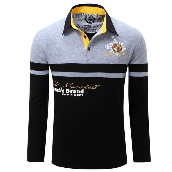 

europe size new brand mens solid long sleeve polo shirt autumn full sleeve warm shirt casual printing clothing, White;black