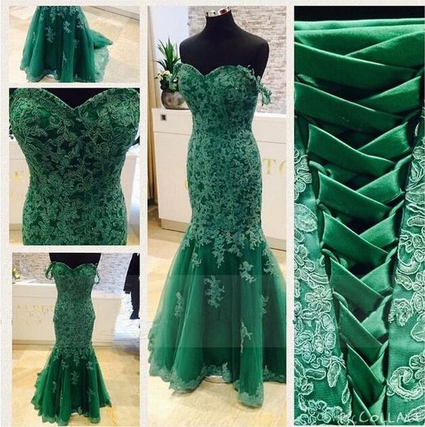 

green off shoulder lace applique pageant evening dresses women's fashion bridal gown special occasion prom bridesmaid party dress, Black;red