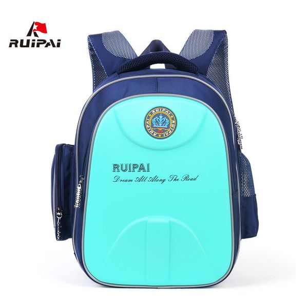 

ruipai backpack for children safety reflective design hard shell school bag orthopedic satchel rucksack for girls boys kids cl y18110107