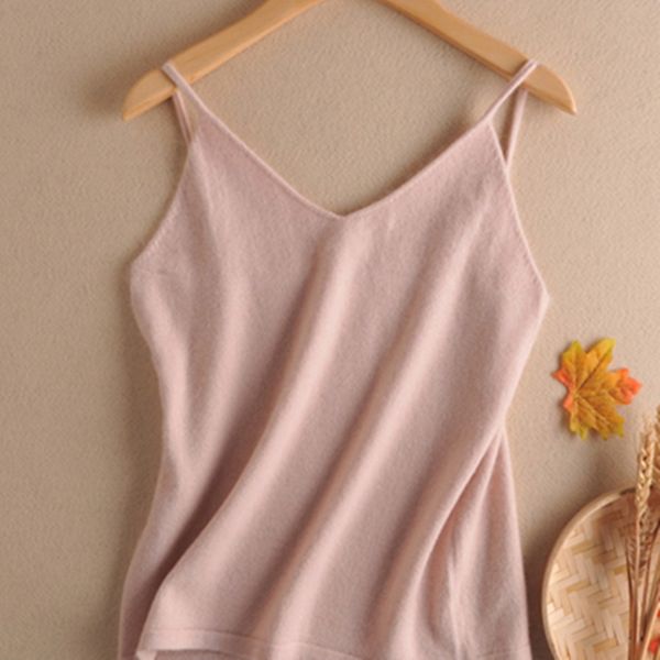

2017 women summer sleeveless high-quality cashmere knitted short thin tank female casual camis fashion vest, White;black