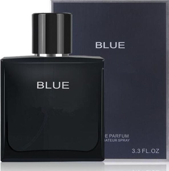 

2018 new blue perfume for men 100ml with long lasting time good smell high fragrance