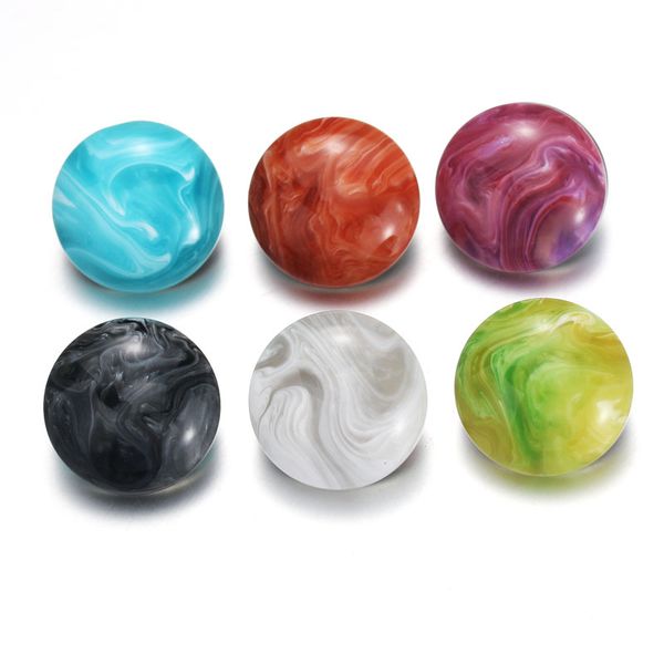 

10pcs/lot new snap button jewelry mixed style ginger resin 18mm snap buttons fit bracelet bangles jewelry 050418, Golden;silver