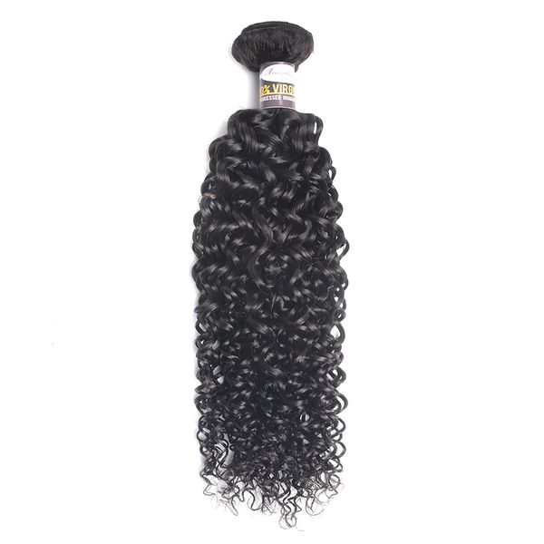 

10a mongolian kinky curly hair weave bundles natural color 100% human hair extensions 10-28 inch hair weaving remy, Black