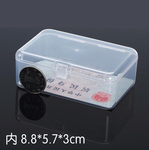 

high-quality rectangular pp transparent plastic box storage box small plastic 50 pieces / piece ing