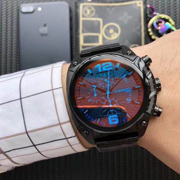 

2022 watches -dz4203/dz4412/dz4342 men military sports watch new chrono dz wristwatch, Slivery;brown