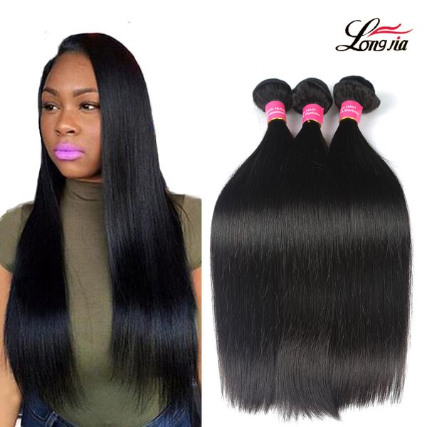 

оптовая индийский уток волос индийский прямые человеческие волосы ткать 8-28 дюймов прямые человеческие волосы расширения девственница прямы, Black