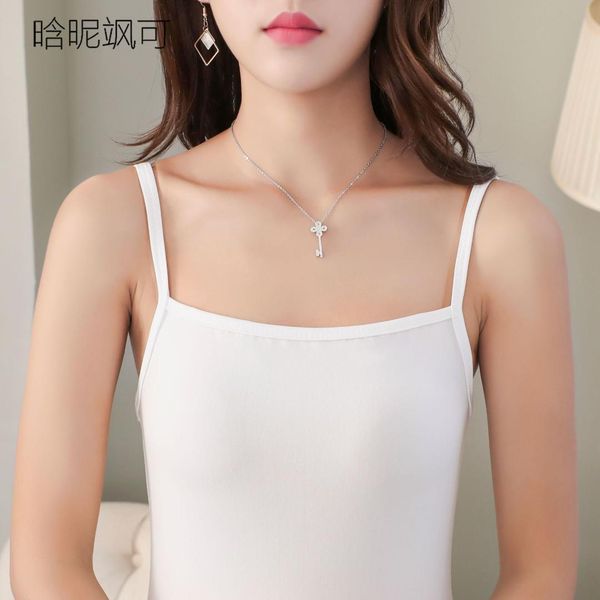 

women crop summer basic slim woman clothes crop tank balck and white plus size off shoulder ladies with strap camis