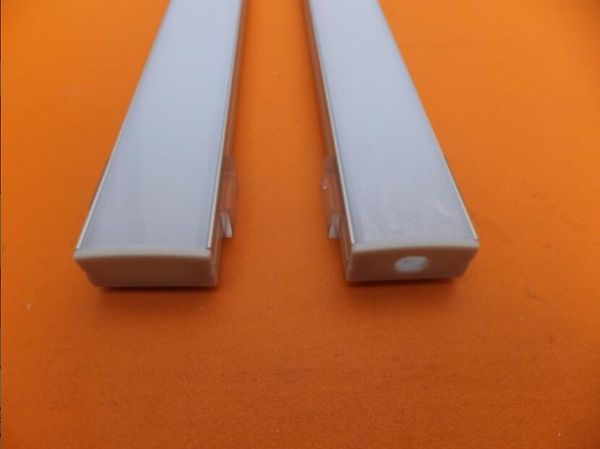 

бесплатная доставка большие продажи u формы с диффузором крышкой 2м / профиль pcs тонкий алюминиевый водить для прокладки водить 70m / лот