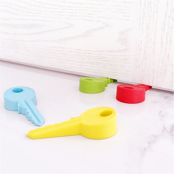 

silicone rubber door ser cute key style home decor finger safety protection wedge kid baby safe doorsdw997558