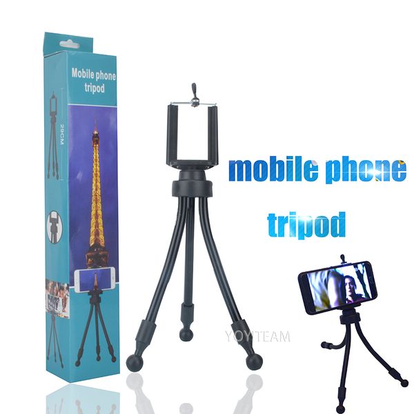 

tripod of mobile phone for taking p camera vedio chating smartphone holder and soft tube