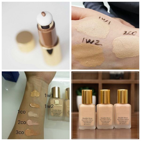 

Люксовый Бренд Double Wear Liquid Foundation Оставайтесь на месте Макияж 30 МЛ Обнаженная Подушка Палка Radiant Makeup Liquid Foundation 14 мл Бесплатная доставка