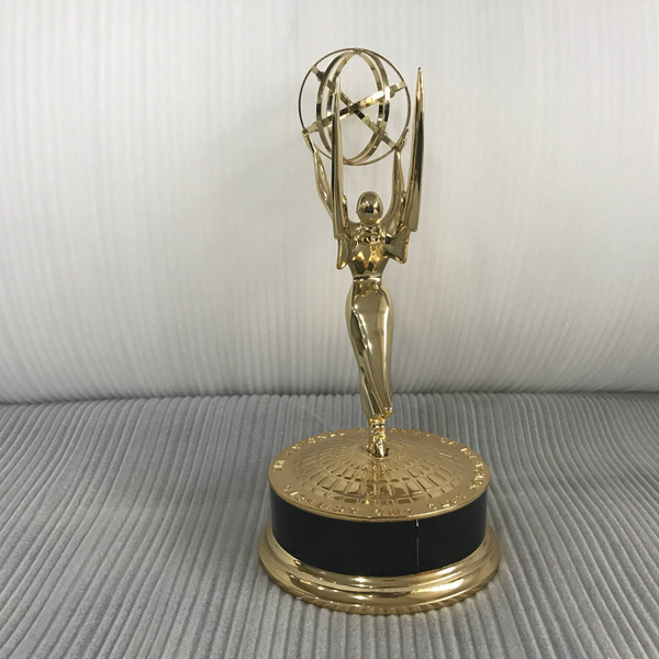 

real 1:1 metal emmy trophy factory directly sales emmy trophy awards with dhl shipment 28cm