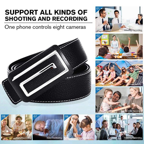 

32gb memory built in hd 1280 720p wifi ip p2p leather belt camera wirele internet belt camera for iphone ipad android phone cam pq237